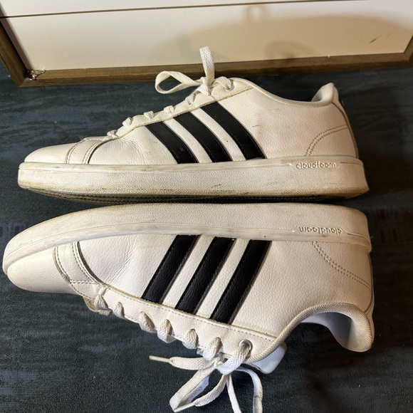 Adidas Grand Court Men’s Tennis Shoes White/Black Retro Sneakers - Picture 7 of 8